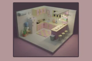 Review Project 3D Kitcenset 2